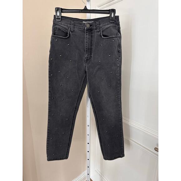 JOIE Washed Onyx Pereh Studded Jeans Charcoal size 28 - Picture 5 of 9